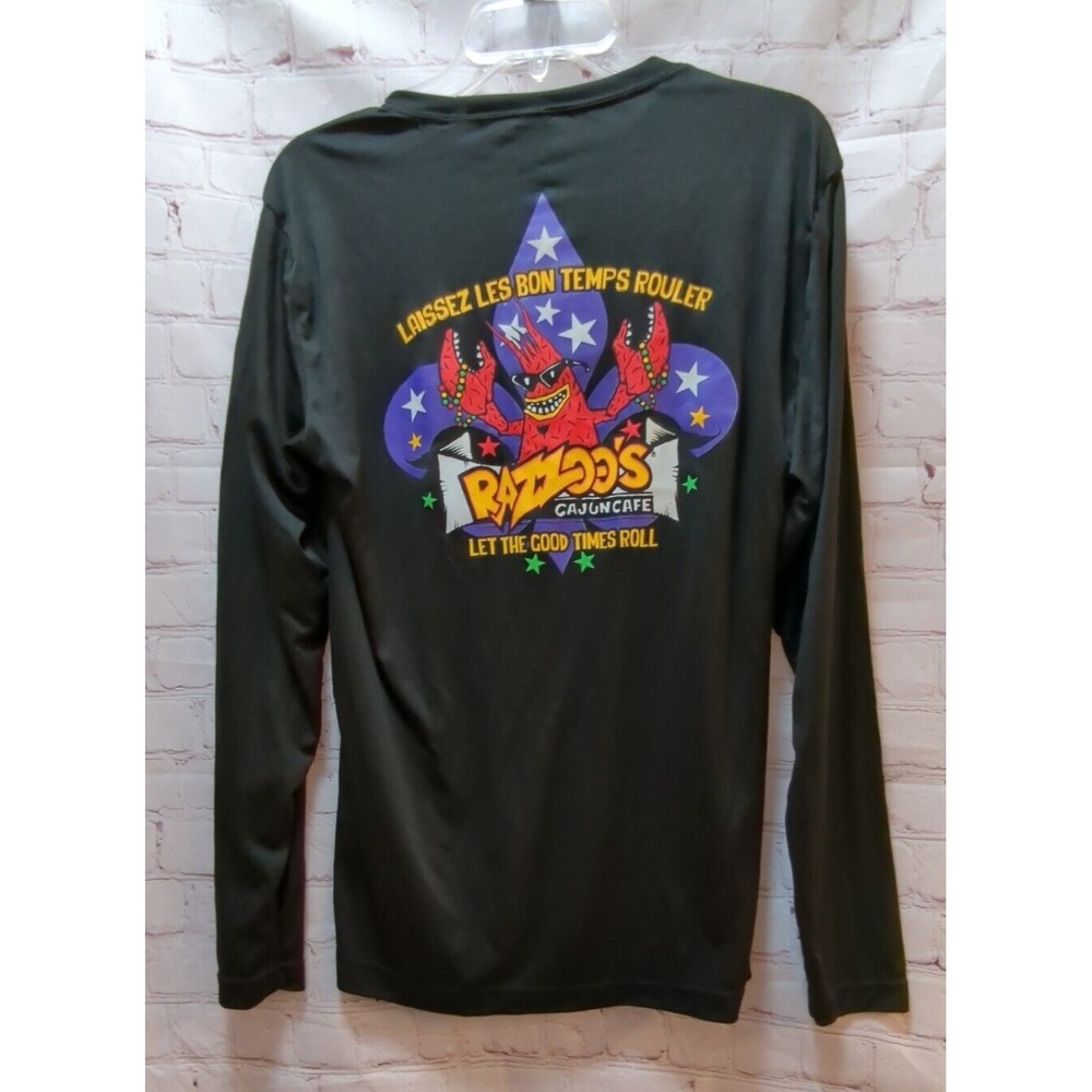 Razzoo's Cajun Cafe Women men long sleeve t shirt small Let the‎ Good Times Roll